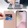 Роскошный прозрачный кожаный кошелек-книжка Магнитный чехол для iPhone 17 16 15 14 13 12 11 Pro Max и 17e и 16e Сумка-кошелек с отделениями для карт Covero