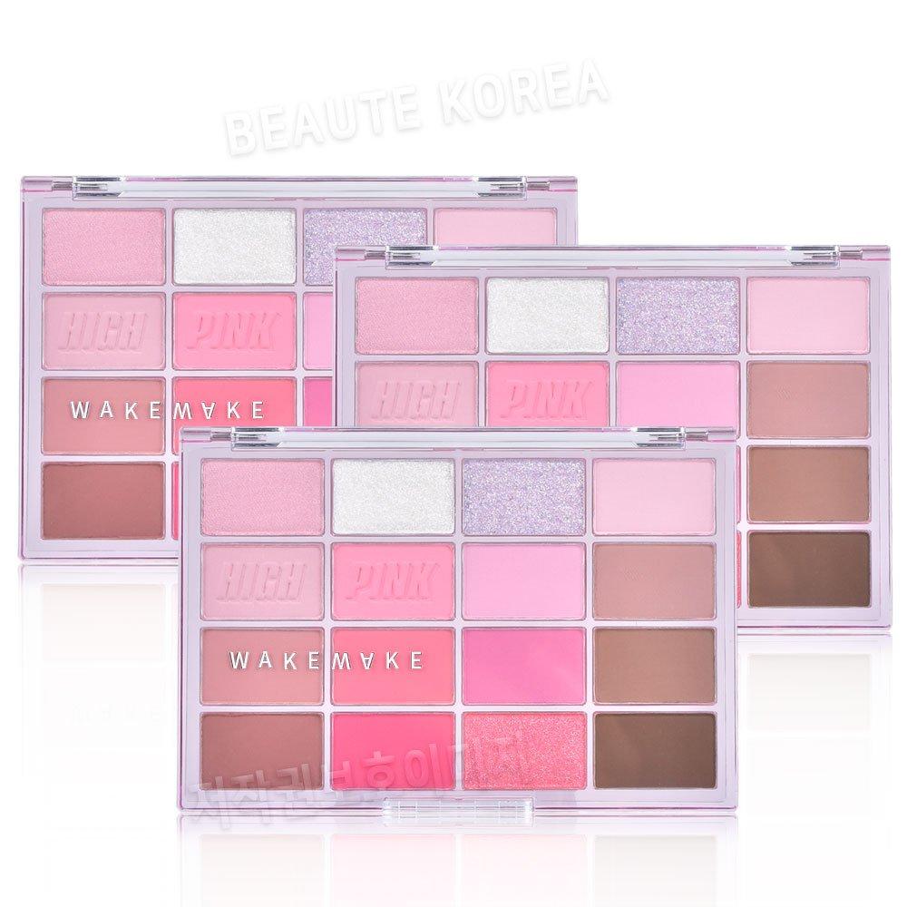 WAKEMAKE Палитра теней для век Soft Blurring 09 High Pink Blurring 3