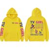 Поп-группа TV Girl Who Really Cares Принт альбома Толстовки Рок Толстовки с капюшоном Мужская Женская одежда Y2k Мода Пуловеры