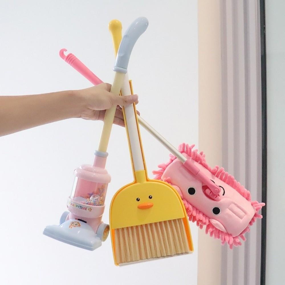 Simulation Broom Mop Set Mini Play House Toys Cleaning Broom Toy Set  Early Education Housework