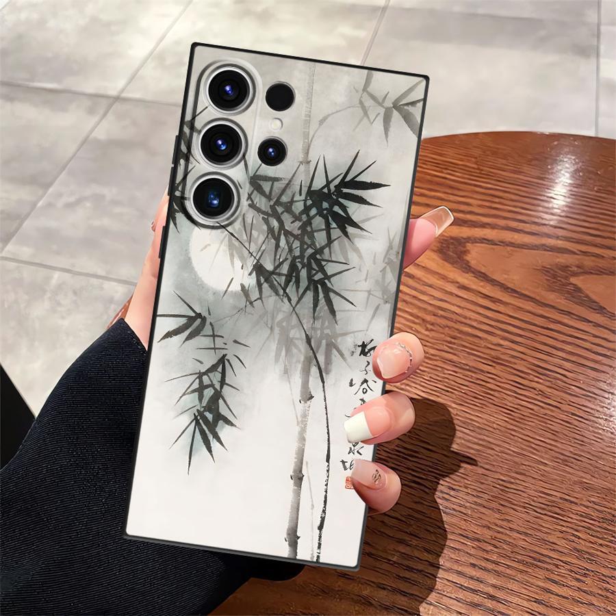 Ретро Чехол для телефона Funda в китайском стиле для Samsung Galaxy S26 S21 FE S23 S20 Note 20 Ultra 8 9 10 S24 Plus S10 S9 S25 Ultra
