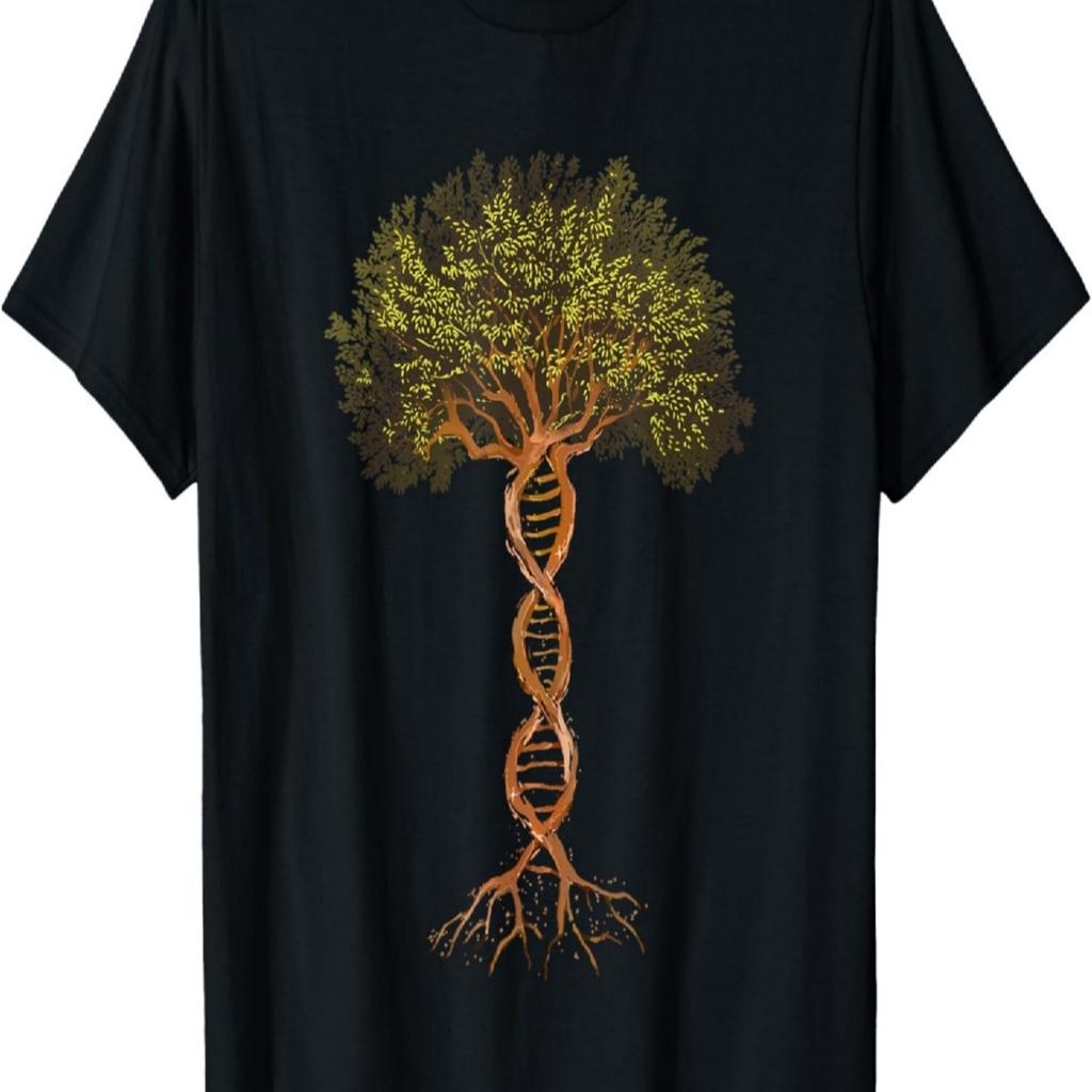 DNA Tree Funny Life Genetics Earth Day Plant A Tree Humor T-Shirt