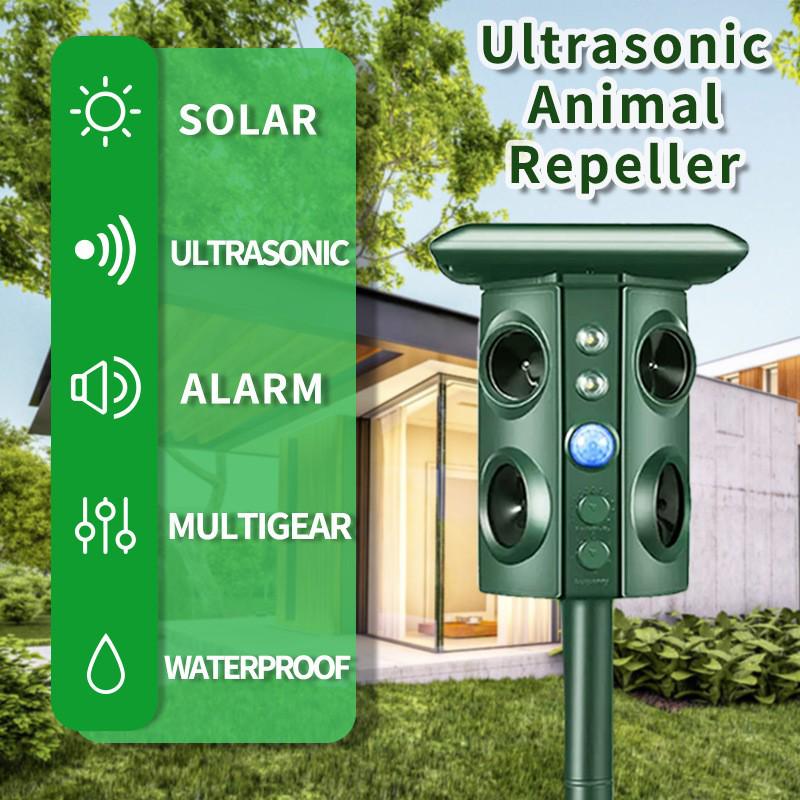 High-Power Multifunctional Animal Repeller: Bird, Snake, Mouse Control for Outdoors