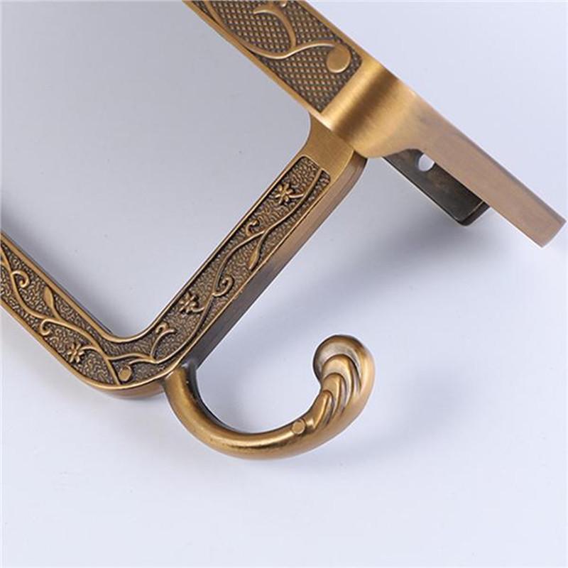 Toilet 1pc Vintage Style Decor Paper Holder With Phone Shelf Hanging Toilet Paper Holder For Toilet