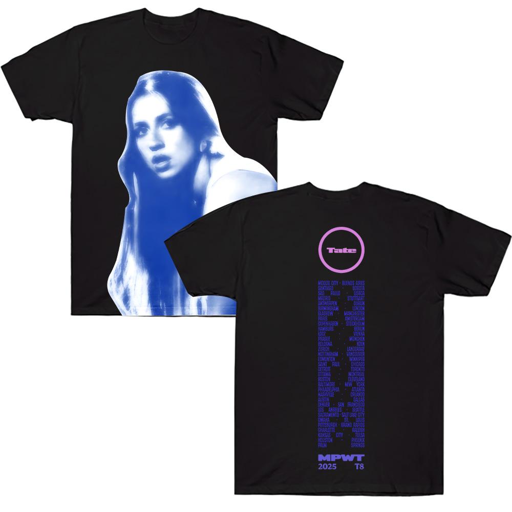 Футболка Miss Possessive World Tour с графическим принтом от Тейта Макрея. Модный дизайн, эстетичная одежда, унисекс, высококачественный хлопковый топ.