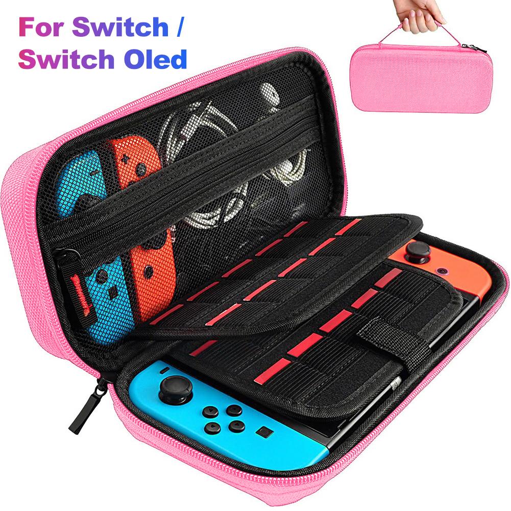 Чехол для переноски для Switch 2 для Switch Oled Сумка на молнии Ударопрочная сумка-органайзер для Nintendo для Switch Портативная игровая консоль