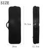 IRIN 4/4 Black Violin Case High Quality Oxford Cloth Foam Square Violin Box Bag With Hygrometer Lock Violin Accessories