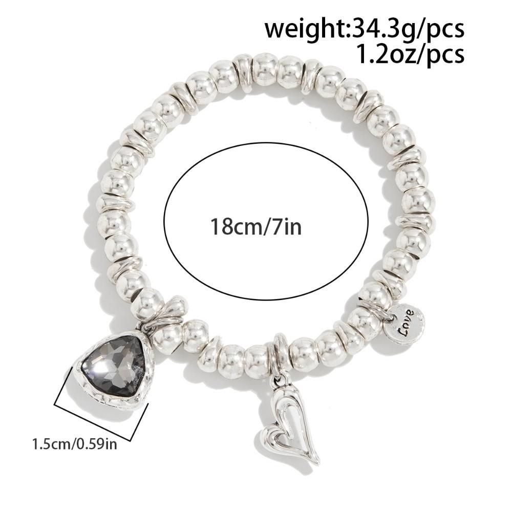 CCB Beads Glitter Pendant Bracelet Irregular Choker Necklace New Black Zircon Necklace Gifts