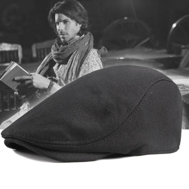 Мужская классическая плоская шапка для тренировочного лагеря, регулируемая шапка газетчика, удобная кепка для вождения, охоты, береты, мужские плоские кепки