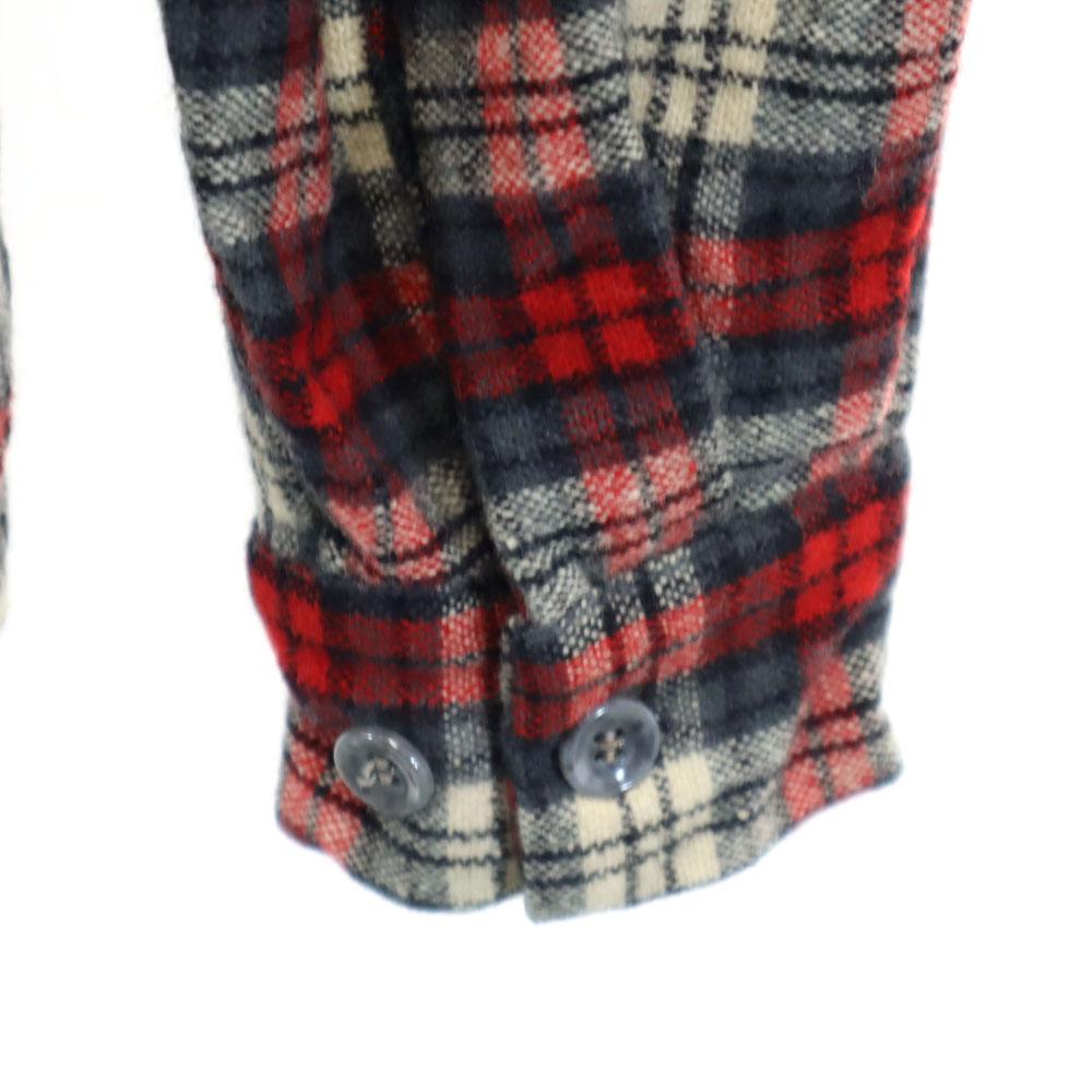 McGregor 60-е годы Сделано в США шерсть винтажная рубашка с открытым воротником в клетку с длинным рукавом с открытым воротником мужская б/у