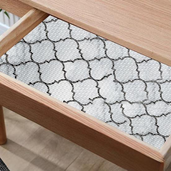 EVA Printed Drawer Liner Thick Non-Adhesive Shelf Mat for Kitchen Cabinet