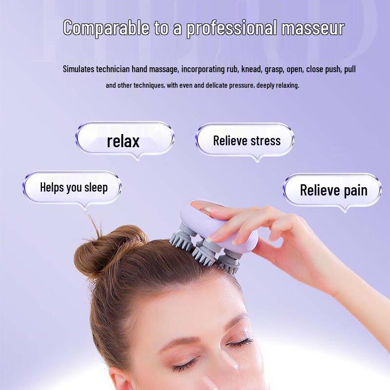 Mussels Octopus Electric Scalp Massager