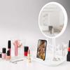 Белое настольное зеркало со светодиодной подсветкой и перезаряжаемым держателем для ювелирных изделий Mizo от Yoghi