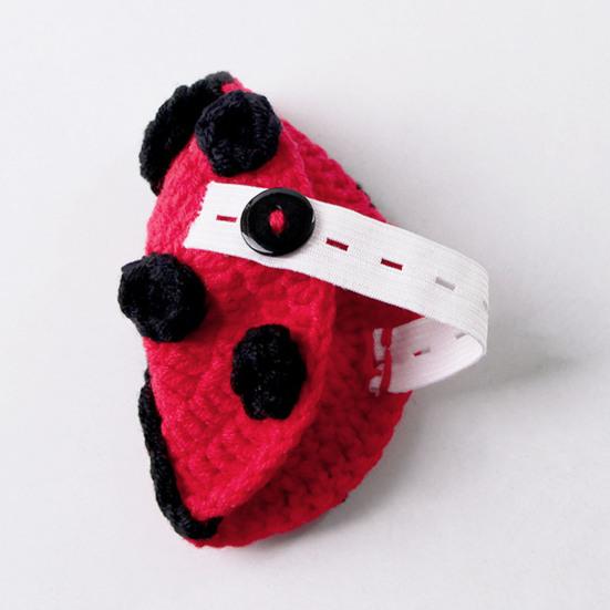 Knitted Turtle Outfit Warm Ladybug Sweater Tortoise Dress-up Costume with Adjustable Strap for Pet Turtle Halloween Party Cosplay Photo Shoot Prop