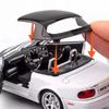 2024 Новинка 1:32 Модель автомобиля Mazda MX-5 из легкого сплава — многоцелевой подарочный предмет, декоративный аксессуар для дома и забавная детская игрушка