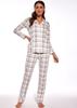 Cornette 482/286 Erica Pajamas Length/size S-2XL Women's Zip-up Cornette