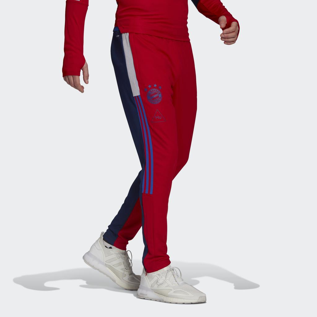 Adidas Мужские тренировочные брюки X Pharrell Williams Fc Bayern, красные GK7838