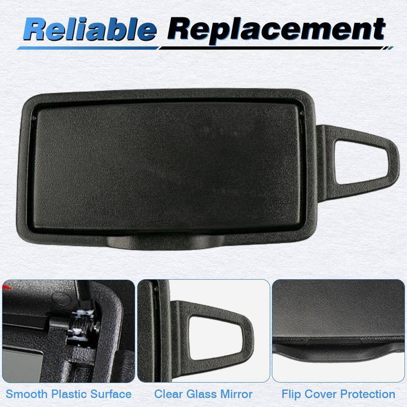 Car Sun Shade Visor Makeup Cosmetic Mirror Cover for Mercedes-Benz W166 W292 GL ML GLE GLS Class LHD 1668100110 1668100210