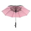 Portable Umbrella with Fan USB Rechargeable 2600mAh Power Bank Sun and Rain Umbrella Folding