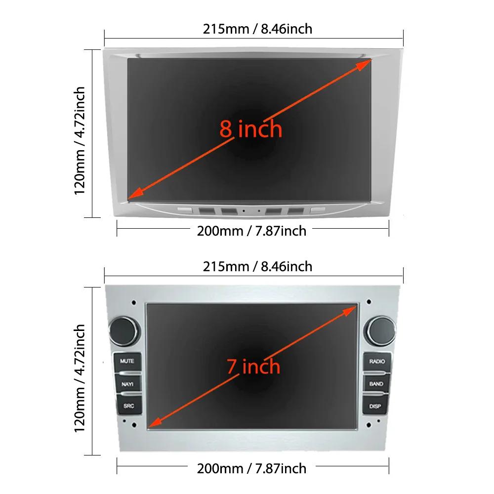 8 ''Apple CarPlay Android радио для Opel Astra HJ Vectra Vauxhall Antara Zafira Corsa CD Vivaro Meriva Veda автомобильный мультимедиа