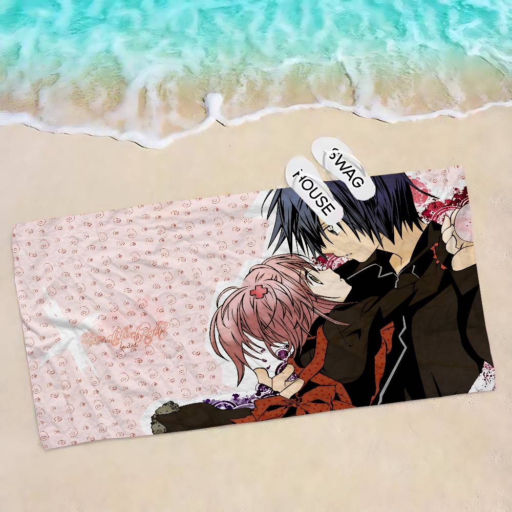 Shugo Chara Японское Аниме Аниме Пляжное Полотенце для Купания Мягкое Впитывающее Салфетка Детские Подарки для Детей Путешествия Кемпинг Спортзал