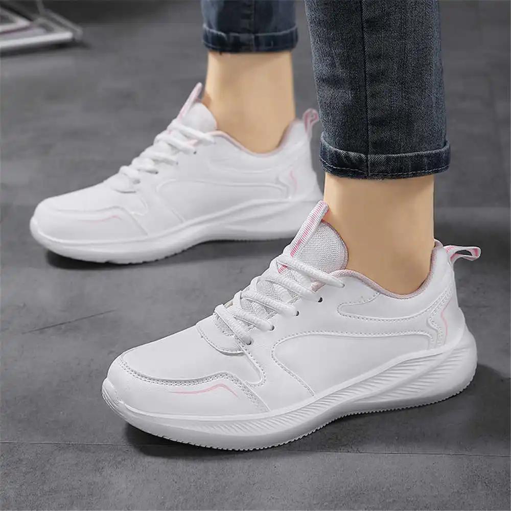 Spring-autumn Number 38 Women Shoes With Heels Womens Black Sneakers Summer Heel Shoes Sport Small Price Resale Sapatilla