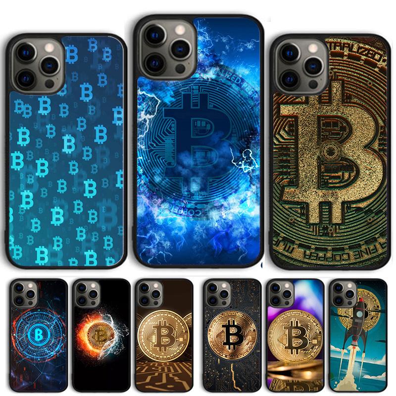 Чехол для телефона BTC Bitcoin для iPhone 17 Air 15 16 Чехол 11 13 14 Pro Max 12 Plus Max Fundas