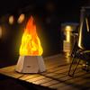 Светодиодные огни огня 3 режима мерцания для помещения перезаряжаемая лампа с эффектом искусственного света для клуба, пикника