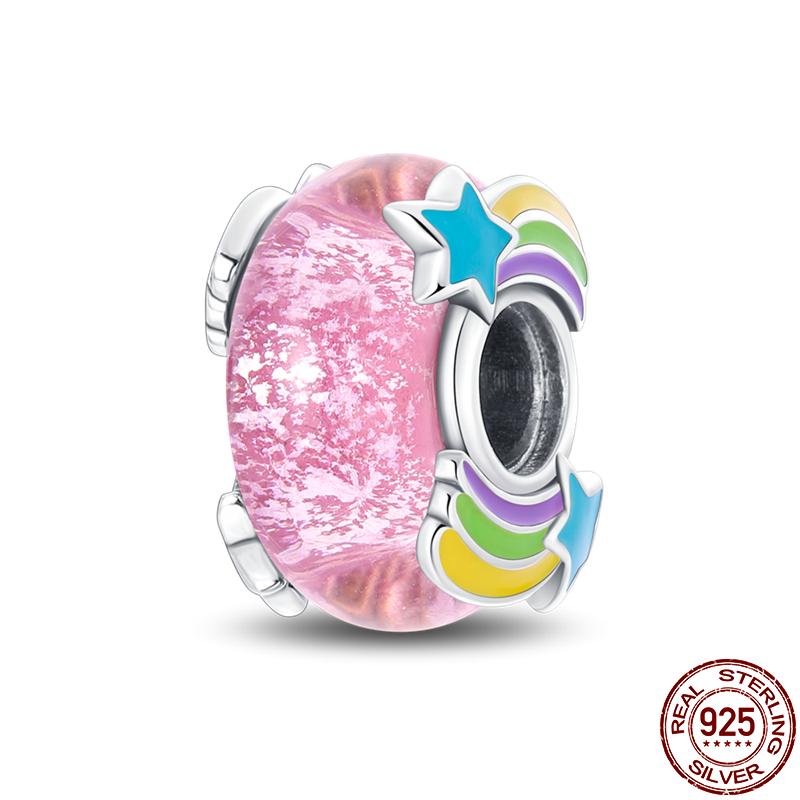 Original 100% sS925 Sterling Silver Luminous Octopus Ocean Series Charms Fit Bracelet DIY Beads Ms Jewelry Gift New In