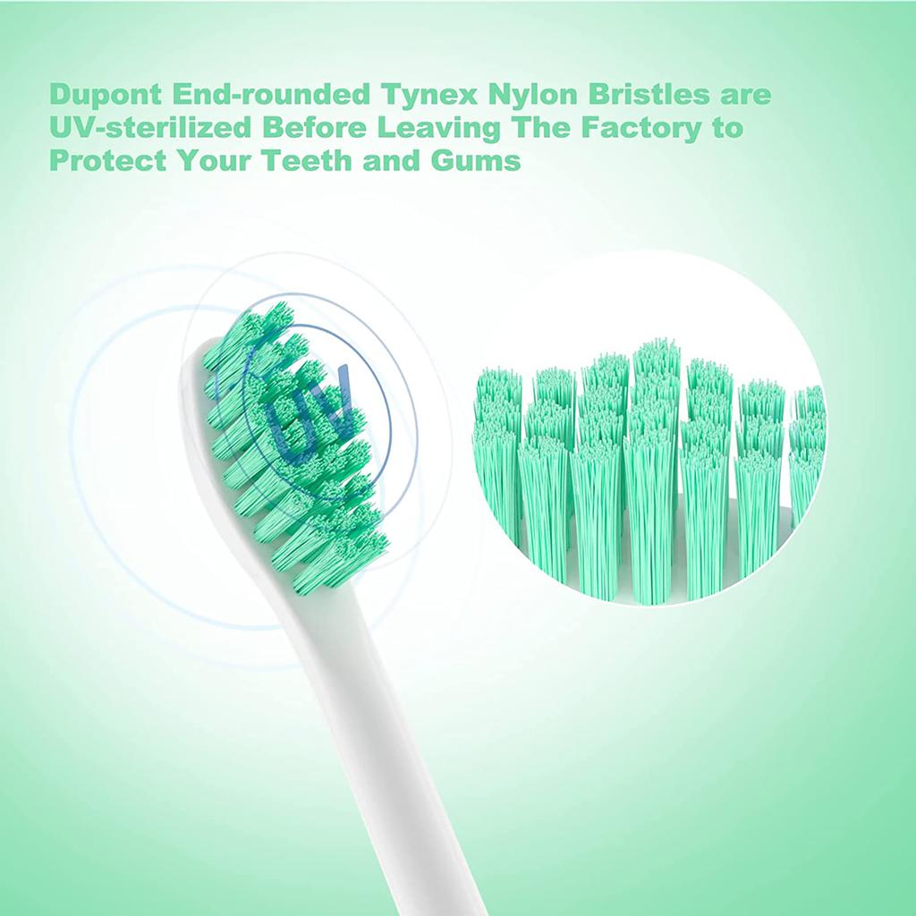 Replacement Toothbrush Heads Compatible with Philips Sonicare E Series Electric Toothbrush, 3 Pcs