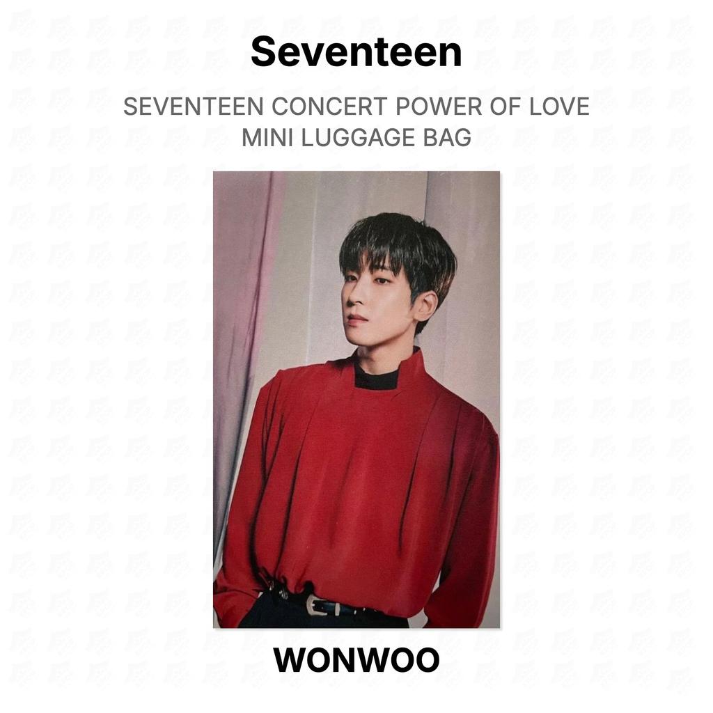 Seventeen КОНЦЕРТ POWER OF LOVE МИНИ ЧЕМОДАН Официальная фотокарточка