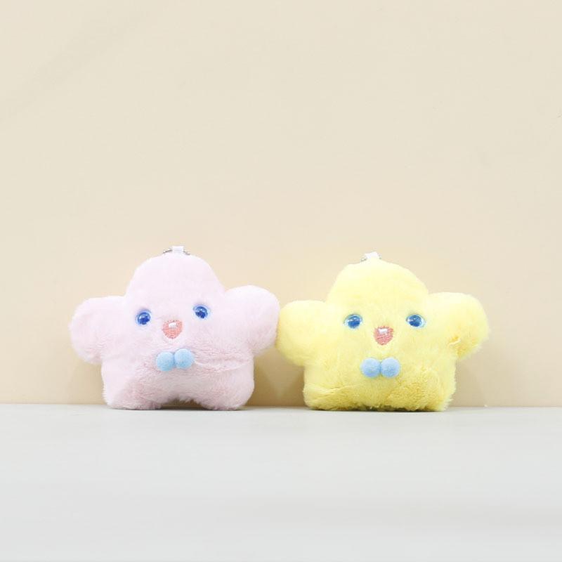 Plush Stuffed Star Animal Keychain With Pp Cotton For Kids Gift Keychain Ideatoy