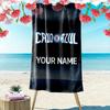 Name Custom Cruz Azul Logo Print Beach Towel, Large Soft Quick Dry Towel for Beach Camping Swimming