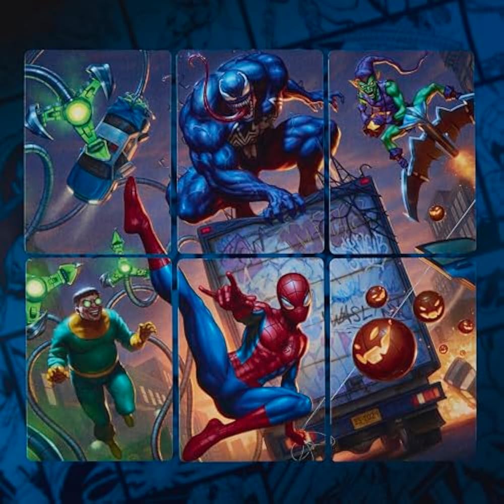 Магия: Сбор Marvel Человек-паук Сценарная Коробка Английский MTG Трека Wizards of the Coast SPM D4531...