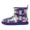 UGG Классические прозрачные мини-мраморные фиолетовые ночные женские кроссовки фиолетово-розовые 1120778-VNGH