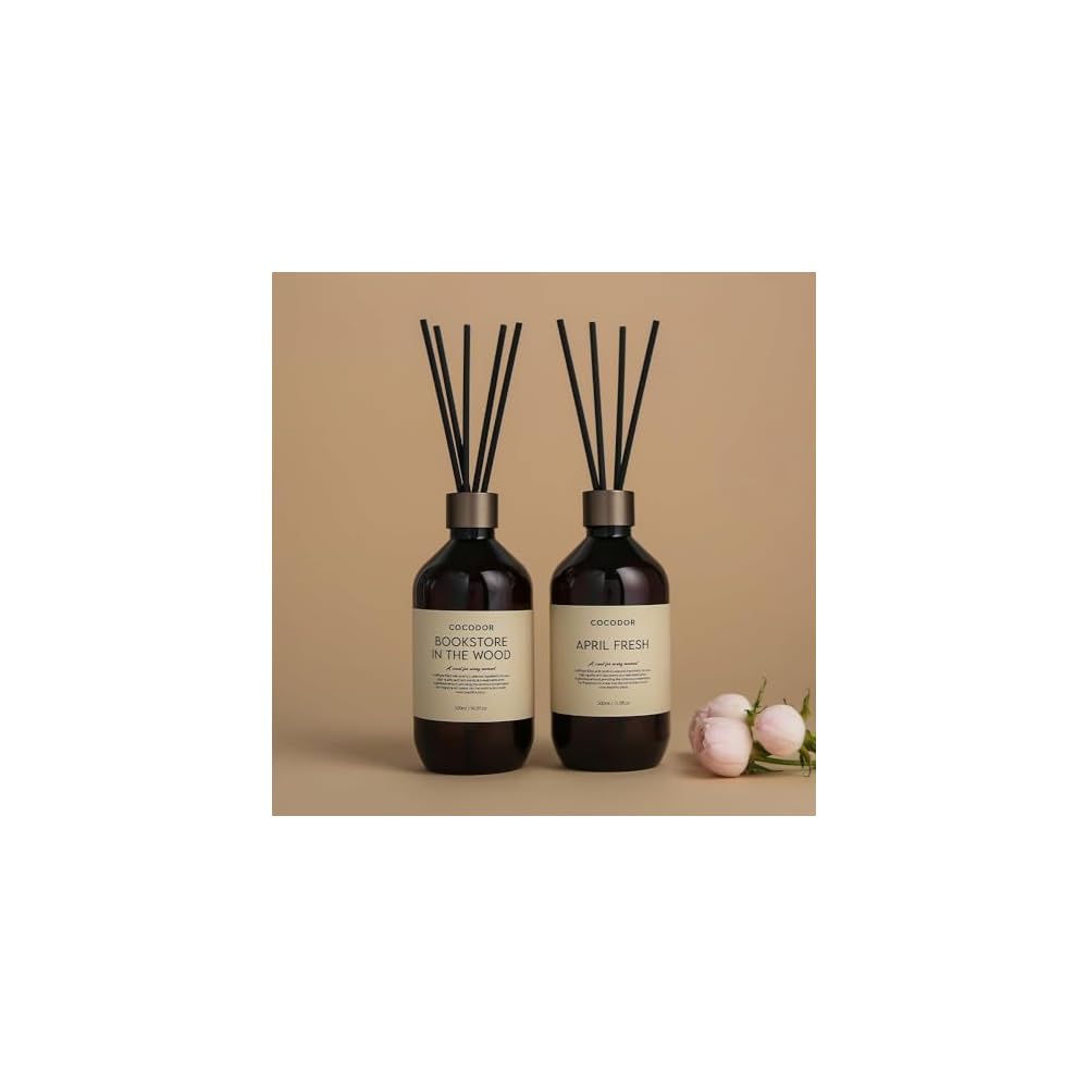 COCODOR Reed Diffuser 500mL (Set of 2) - Refreshing Air Room Fragrance for Room Use