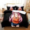 Постельное белье Love ru Односпальное Двуспальное Полное Полуторное King Size Комплект постельного белья для взрослых Детей Спальни Пододеяльник Комплекты 3D Печать Аниме Комплект простыней