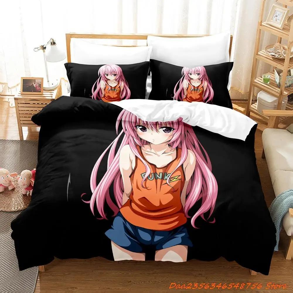Постельное белье Love ru Односпальное Двуспальное Полное Полуторное King Size Комплект постельного белья для взрослых Детей Спальни Пододеяльник Комплекты 3D Печать Аниме Комплект простыней