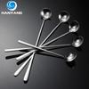 HANYANG304 Stainless Steel Sauce Oil Spoon Multi-specification Thickened Mirror Polished Bar Spoon Dessert Mixing Spoon