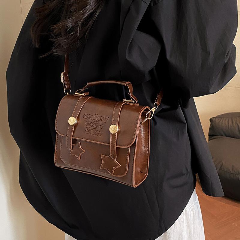 Niche Design Bag Women's 2025 New Autumn and Winter Retro Fashion Portable Small Square Bag High-end Versatile Messenger Bag