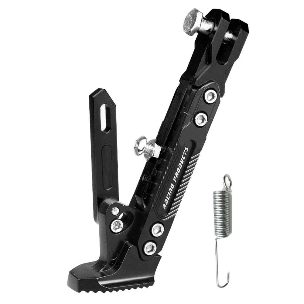Motorcycle Adjustable CNC Metal Foot Bracket Kick Side Bracket Durable Corrosion Resistant Bracket Motorcycle Stand Accessories