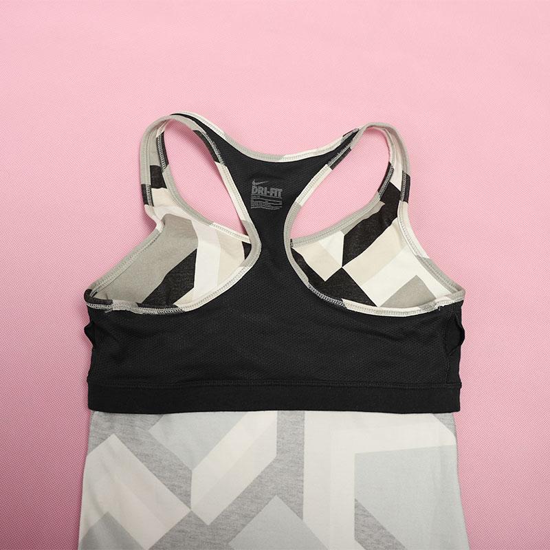 Nike Модная Удобная Мягкая Приятная к коже Майка для йоги Женские топы Серый 548601-079