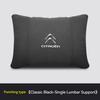 Car Headrest Cover Seat Head Rest Neck Pillow Protector For Citroen DS 3 C4 C3 C5 Aircross Berlingo Celysee Cactus Picasso Saxo anm123