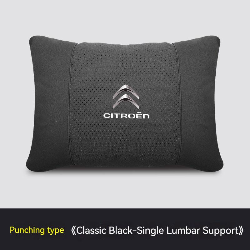 Car Headrest Cover Seat Head Rest Neck Pillow Protector For Citroen DS 3 C4 C3 C5 Aircross Berlingo Celysee Cactus Picasso Saxo anm123