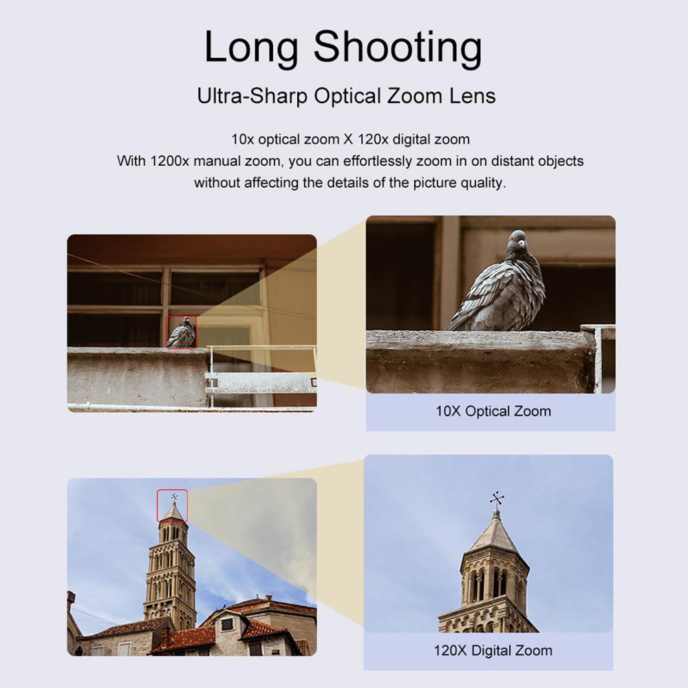 Ordro HDR-Z88 Цифровая видеокамера 4K 30-мегапиксельная видеокамера DV-рекордер 3,0-дюймовая сенсорная панель IPS 10X