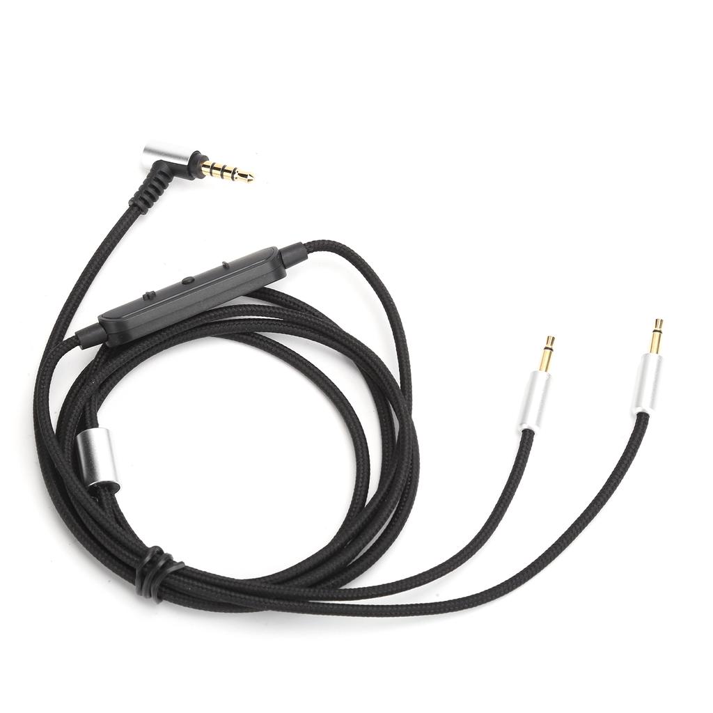 Headphone Cable with Wire Control Fit for Sennheiser HD202 HD497 HD447 HD212 Pro EH250 EH350