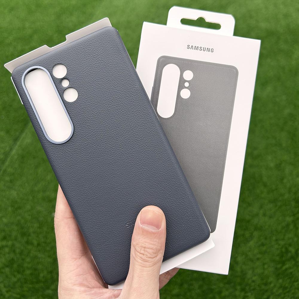 Samsung Galaxy S25 Ultra Kindsuit Leather Phone Case Soft Silky Touch Protective Leather Cover For Galaxy S25 Ultra