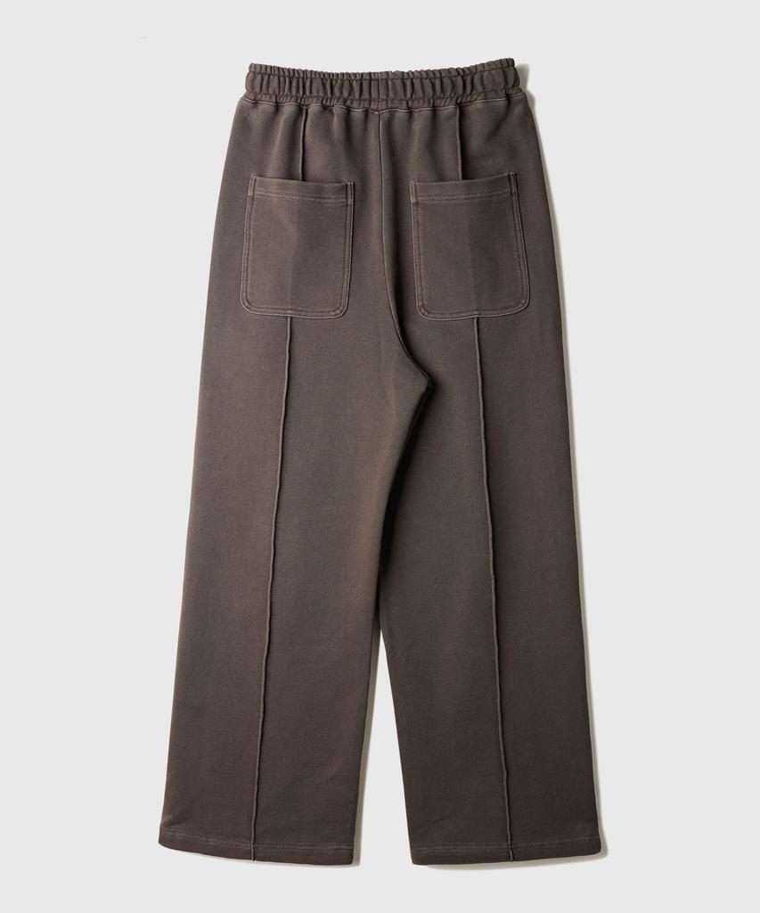 JEMUT Noir Pigment Wide Sweatpants Brown Sjlp2655