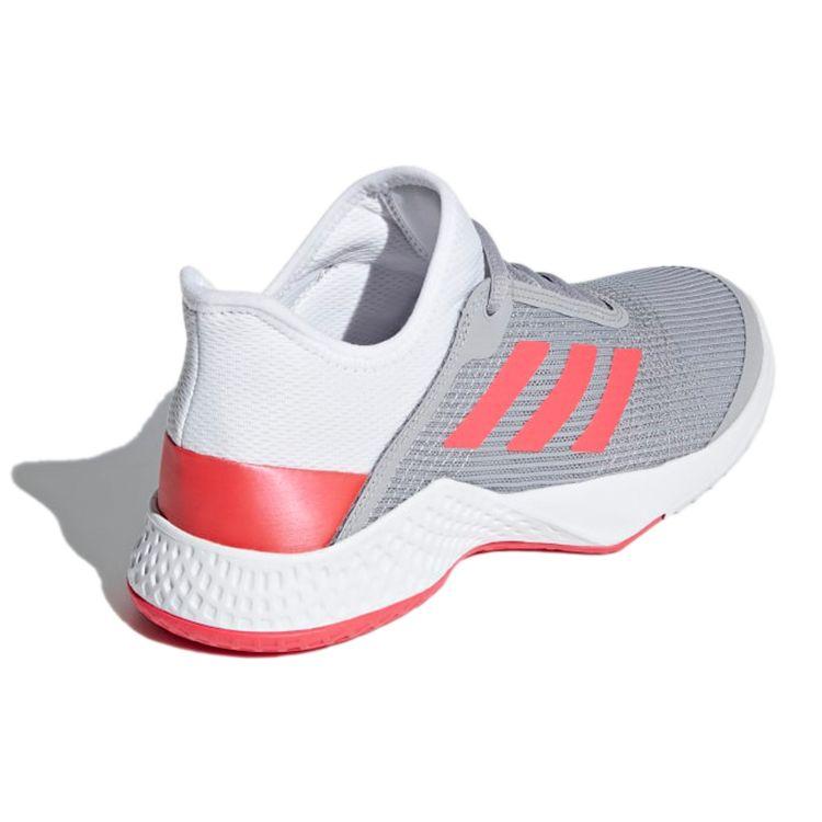 adidas Adizero Club Удобные Легкие Прочные Низкие Теннисные Кроссовки Женские Кроссовки Серый Оранжевый CG6364