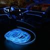 5mЦельсия16.4фута Авто LED Лента Прикуриватель Питание Светящаяся Атмосферная Подсветка Салона Автомобиля 12В